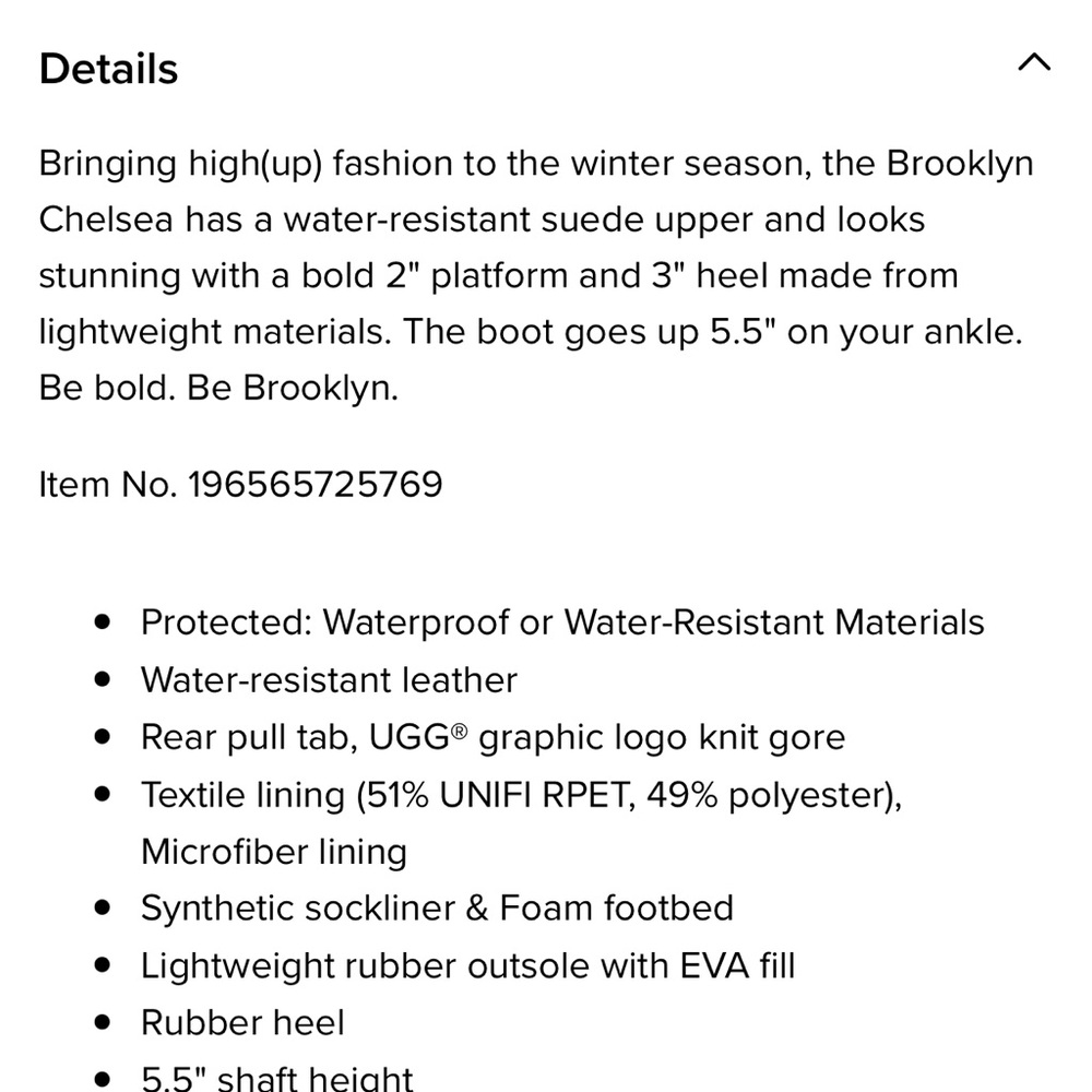 UGG Brooklyn Water Resistant Chelsea Boots - Picture 9 of 14